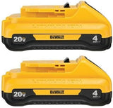 DEWALT 20V MAX 4Ah Lithium-Ion Battery 2-Pack