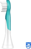 Philips Sonicare Kids Toothbrush Heads HX6034/33, Gentle Cleaning, Ages 3+, 4 Pack