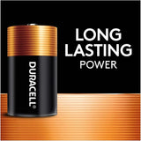 DURACELL CopperTop Alkaline Batteries with Duralock Power Preserve Technology D 12/Box (MN1300)