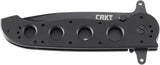 CRKT EDC Folding Pocket Knife: Special Forces Everyday Carry, Automated Liner Safety, Dual Hilt, G10 Handle, 4-Position Pocket Clip
