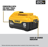 DEWALT 20V MAX 6Ah Lithium-Ion Battery 2-Pack