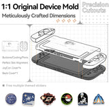 GeekShare Switch 2 Hard Case – Dockable Protective Cover with Joy-Con, Moon Design