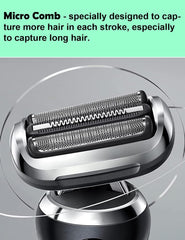 Series 7 Replacement Head 73S for Braun Electric Shaver, S7 Replacement Head Compatible with Series 7 Braun Razor Replacement Head New Generation 7020s 7025s 7085cc 7027cs 7071cc 7075cc (2 Count)