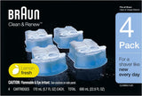 Braun Clean & Renew Refill Cartridges CCR - 22.8 fl oz (Pack of 4)