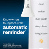 Philips Sonicare DiamondClean Replacement Toothbrush Heads, 4-Pack, White (HX6064/65)