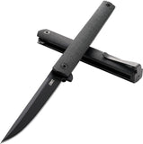 CRKT CEO Blackout EDC Folding Pocket Knife: Gentleman's Knife, Everyday Carry