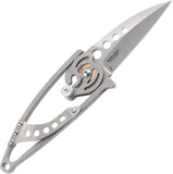 CRKT Snap Lock Folding Knife, Satin Blade, Quick Release Lanyard