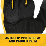 DEWALT DPG781 - Performance Mechanic Work Glove, TPR Impact Protection and Anti-Slip Grip