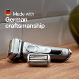 Braun Series 9 Replacement Shaver Head 92S – Compatible with All Series 9 Razors (Silver)