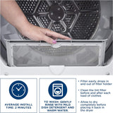 GE Appliances Genuine Dryer Lint Filter