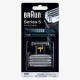 Braun 5S Series 5 Electric Shaver Replacement Foil & Cassette Cartridge, Silver