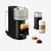 Nespresso Vertuo Next with Aeroccino Milk Frother – Light Grey
