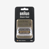 Braun Shaver Head Replacement Part 94M Silver, Compatible with Series 9 Pro and Series 9 Electric Razors for Men