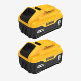 DEWALT 20V MAX 6Ah Lithium-Ion Battery 2-Pack