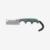 CRKT Minimalist Cleaver EDC Knife – Compact Fixed Blade with Bead Blast Handle & Sheath