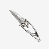 CRKT Snap Lock Folding Knife, Satin Blade, Quick Release Lanyard