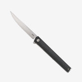 CRKT CEO Flipper EDC Folding Pocket Knife: Low Profile Gentleman's Knife, Everyday Carry, Satin Blade