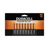 Duracell Coppertop AA Batteries with Power Boost Ingredients, 16 Count Pack Double