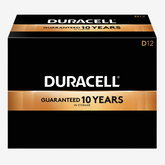 DURACELL CopperTop Alkaline Batteries with Duralock Power Preserve Technology D 12/Box (MN1300)
