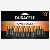Duracell Coppertop AAA Batteries, 24 Count Long-Lasting Alkaline Triple A