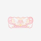 GeekShare Kawaii Large Gaming Mouse Pad – Pink Non-Slip Waterproof Desk Mat, Star Wings
