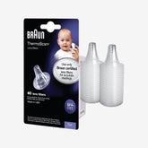 Braun ThermoScan Lens Filters for Ear Thermometer, 40 Count Disposable Thermometer Covers, LF40US01, Plastic