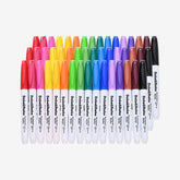 Dabo & Shobo 48 Colors permanent markers ,Fast Drying, Suitable For Classroom Office Meeting,Works on Plastic,Wood,Stone,Metal and Glass for Doodling, Coloring, Marking by Shuttle Art