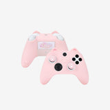 GeekShare Xbox Series X Controller Skin – Cat Paw Silicone Cover with Thumb Grips & Sticker, Pink