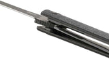 CRKT CEO Blackout EDC Folding Pocket Knife: Gentleman's Knife, Everyday Carry