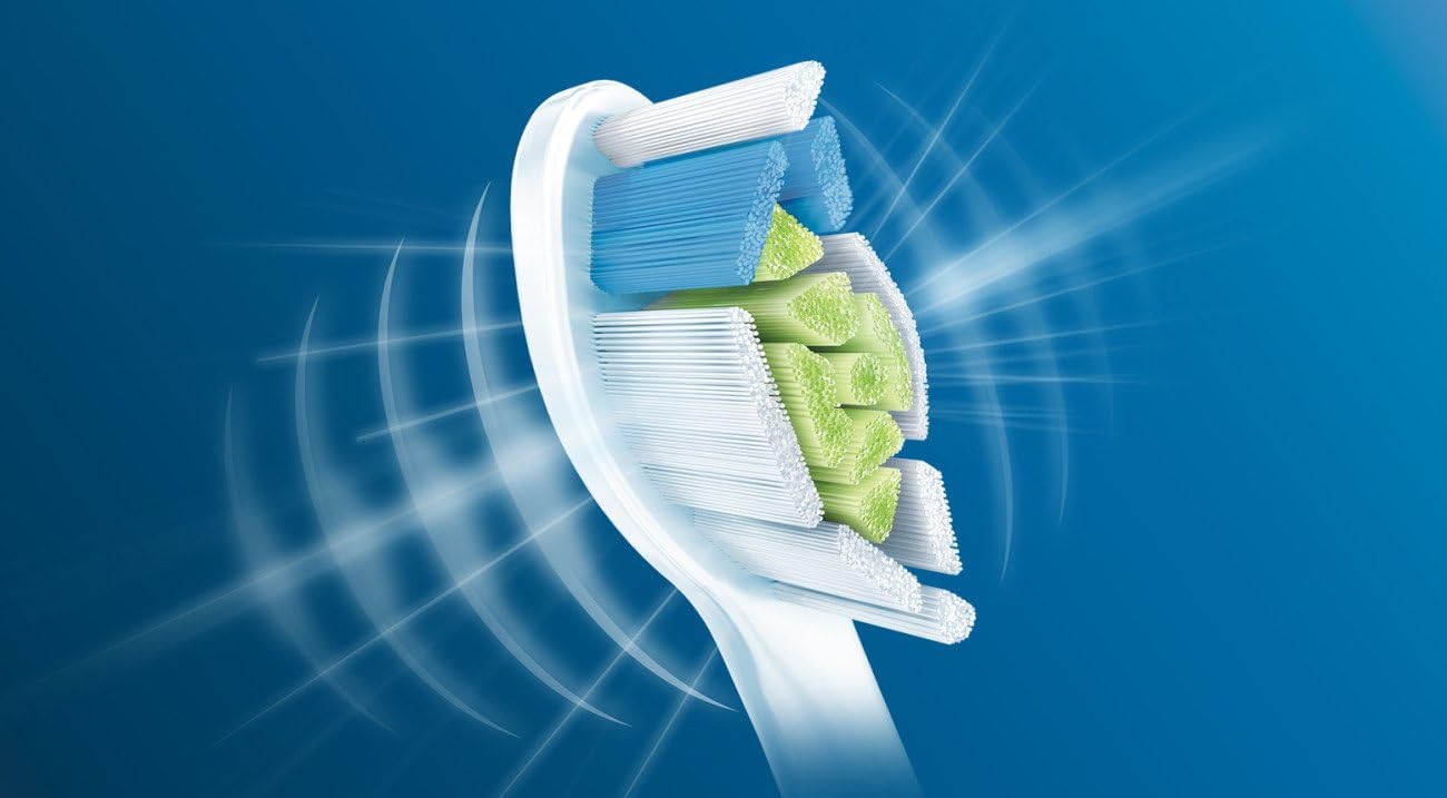 Philips Sonicare DiamondClean Replacement Toothbrush Heads, 4-Pack, White (HX6064/65)