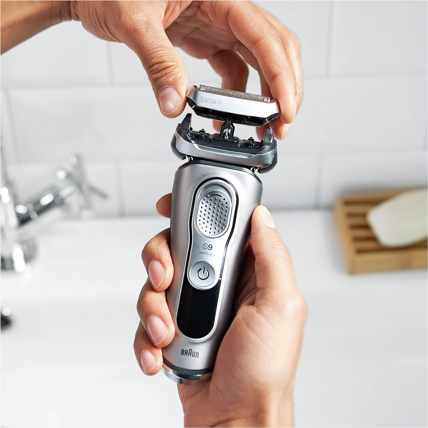 Braun 92B Replacement Head for Series 9 Electric Shavers – Black