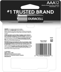 Duracell - CopperTop AAA Alkaline Batteries - 12 Count (Pack of 1)