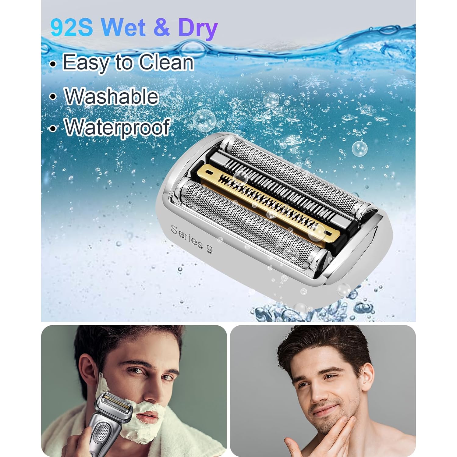 Braun 92S Replacement Shaver Head for Series 9 Foil Shavers