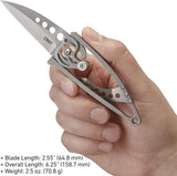 CRKT Snap Lock Folding Knife, Satin Blade, Quick Release Lanyard