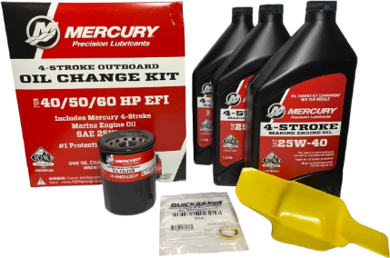 "Mercury OEM Oil Filter Kit 40-60HP 4-Stroke Outboard 8M0081916"